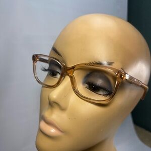 Coach Eyeglasses, Frames Only, HC6143 5561, 54-15-140, Transparent Champagne